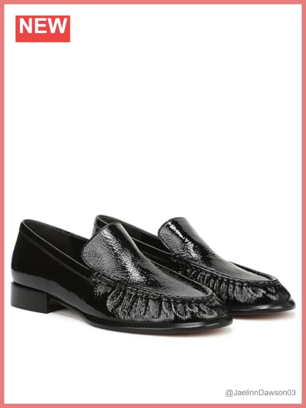 Leather Slip-On Loafers Moc Toe Women's Shoes